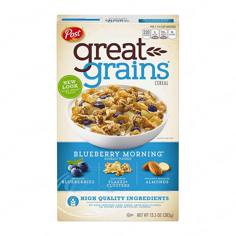 Post Great Grains Blueberry Morning Cereal