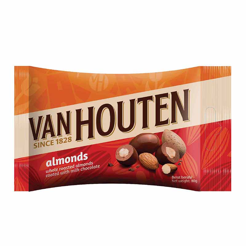 Van Houten Almond Chocolate 80g