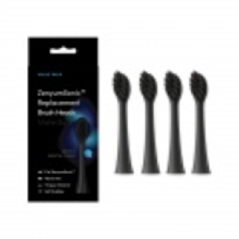 Zenyum Sonic Black Electric Toothbrush Brush Heads Refill 4s