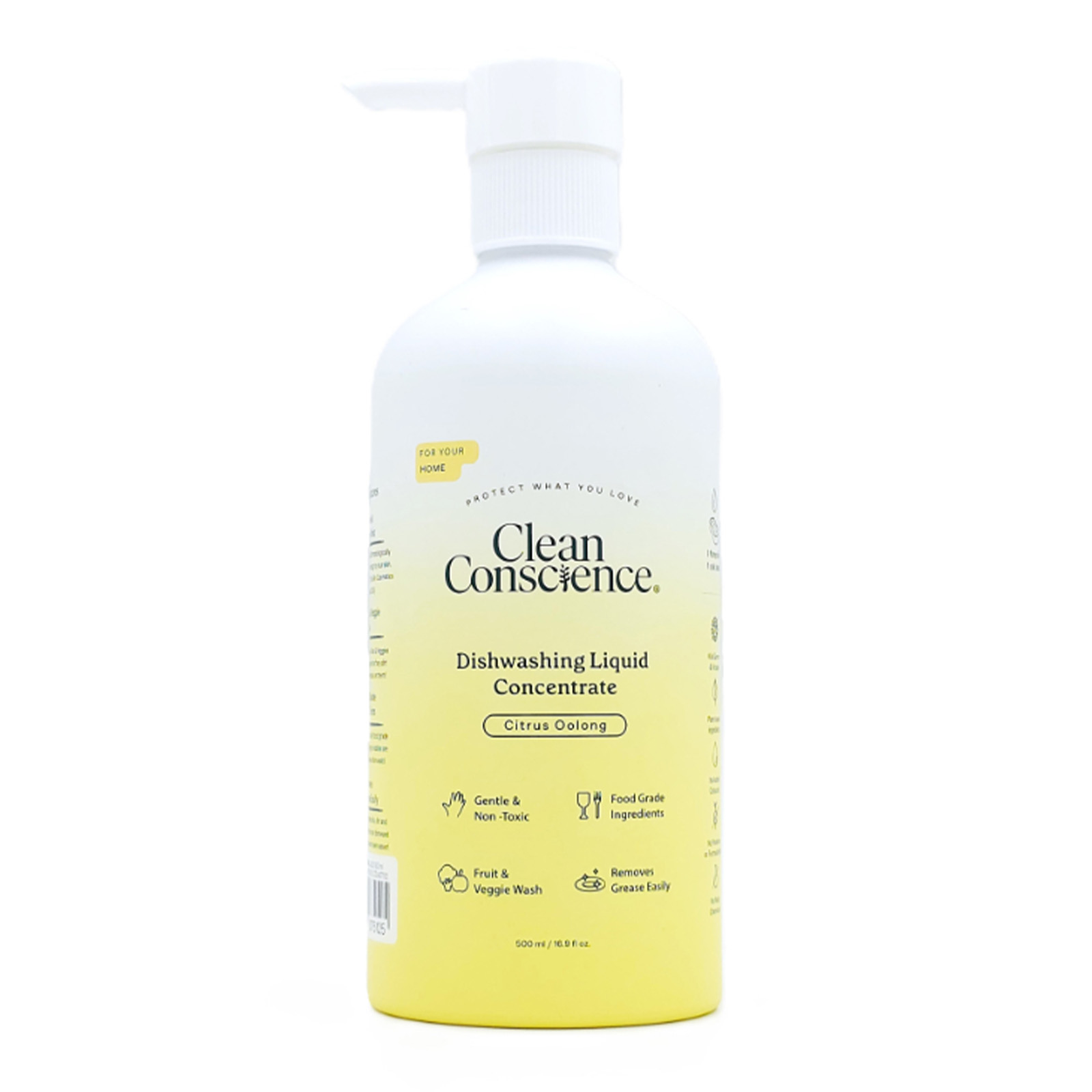 Clean Conscience Citrus Oolong Concentrated Dishwashing Liquid 500ml