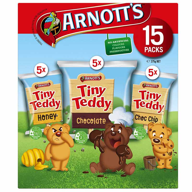 Arnott's Tiny Teddy Variety Pack Biscuits