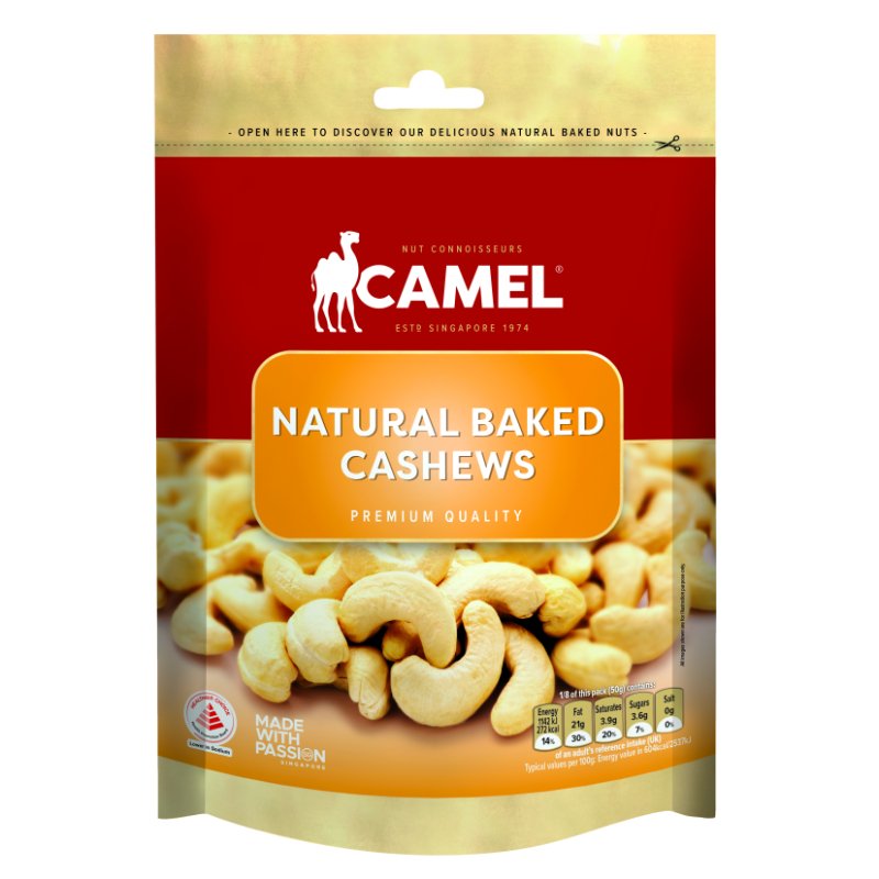 Camel Natural Baked Cashews