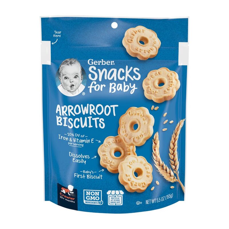 Gerber Graduates Arrowroot Baby Biscuits