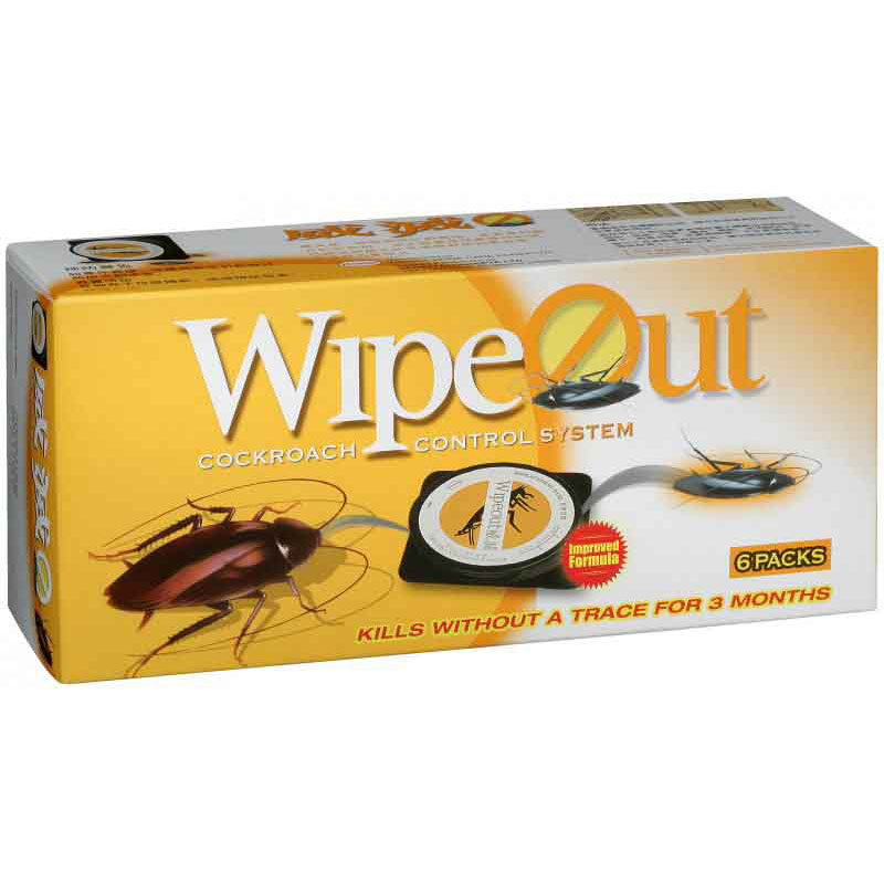 Wipeout Cockroach Control Insect Baits 6s