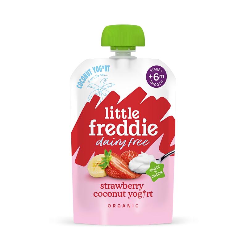 LITTLE FREDDIE Dairy Free Strawberry Yoghurt Baby Puree