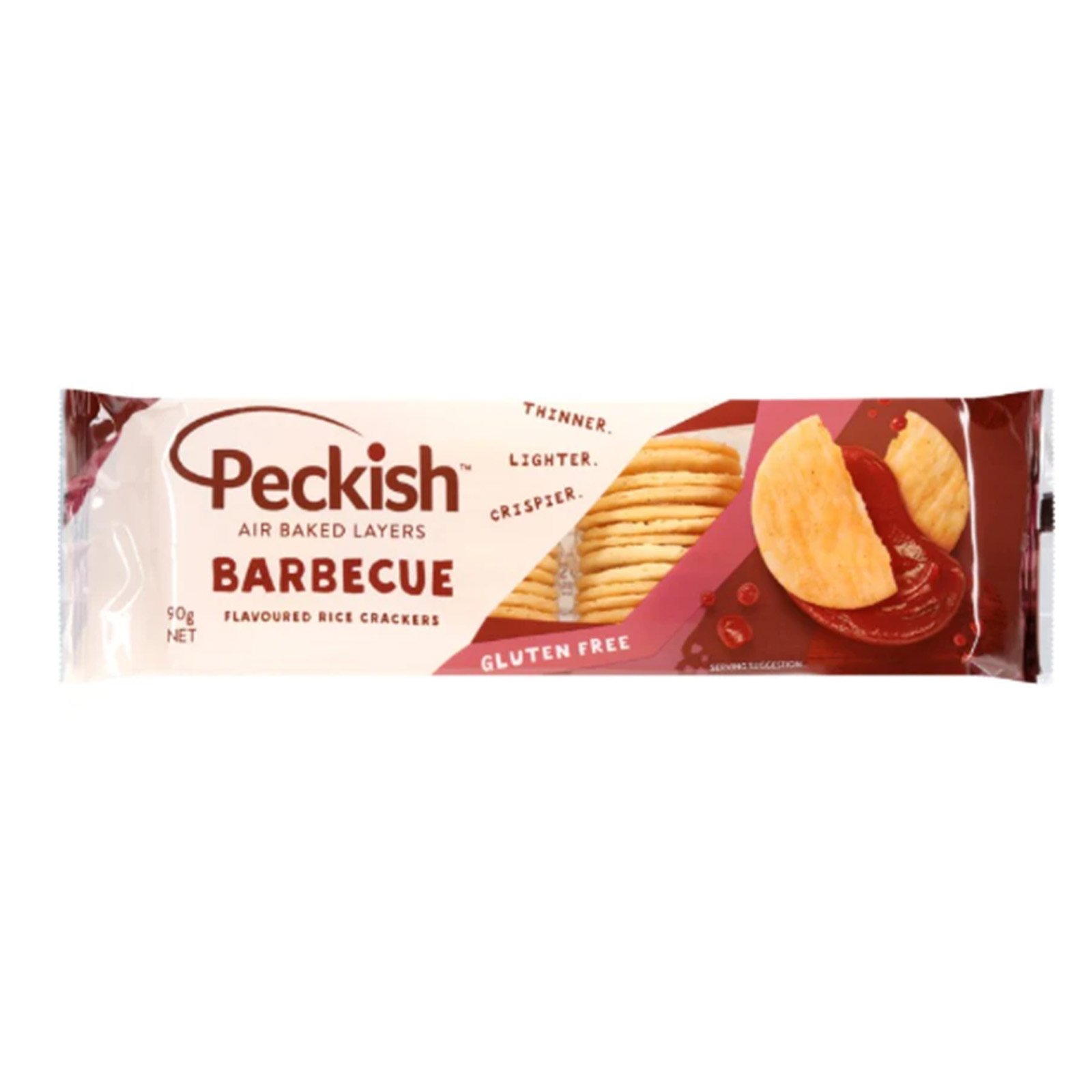 PECKISH Bbq Rice Crackers