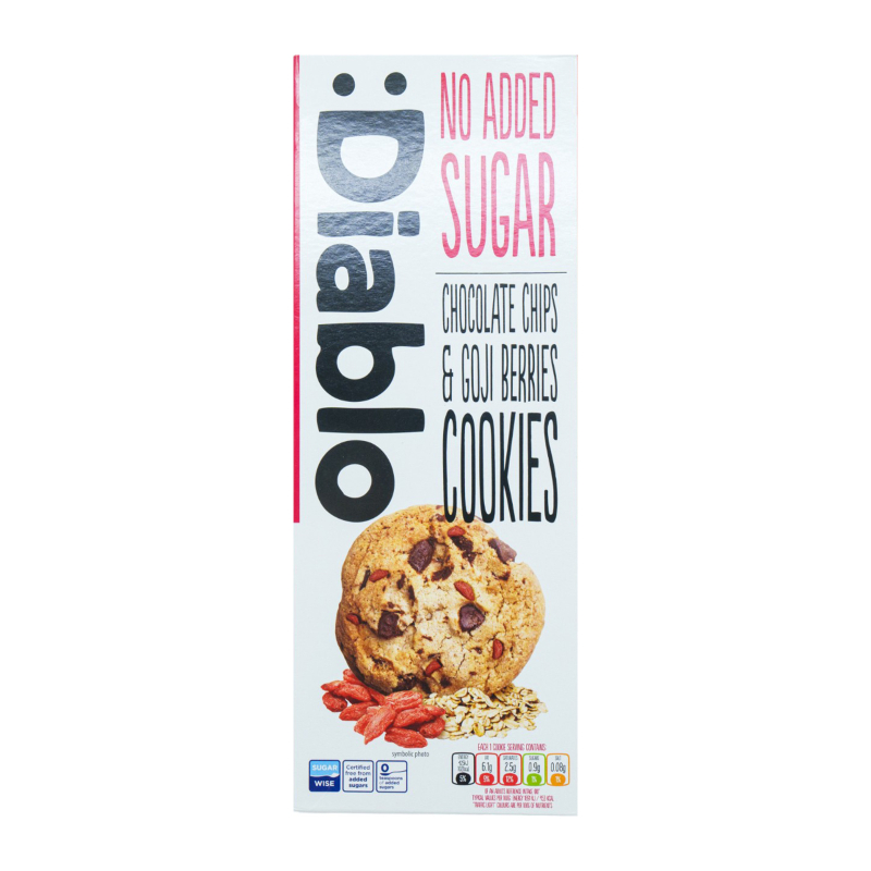 DIABLO Chocolate Chip & Goji Berry Cookies