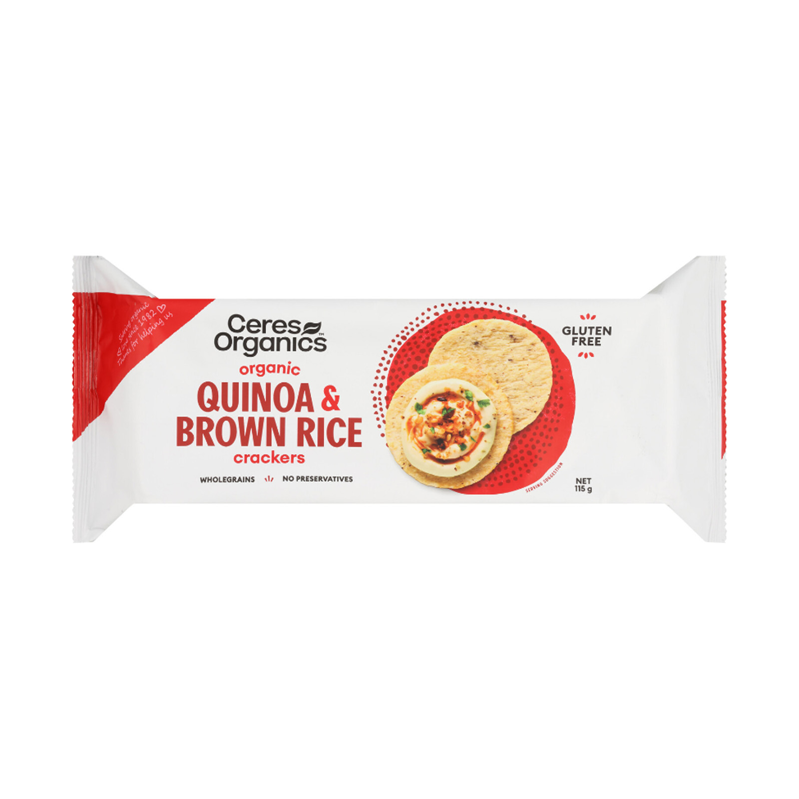 CERES ORGANICS Quinoa Rice Crackers