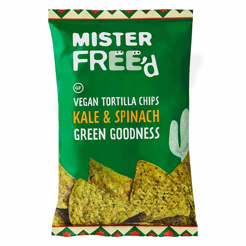 MISTER FREED Kale & Spinach Tortilla Chips