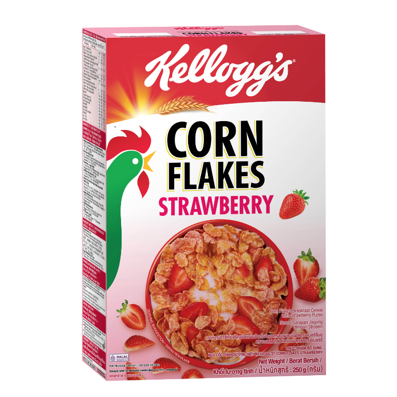 Kellogg's Strawberry Cornflakes Cereal