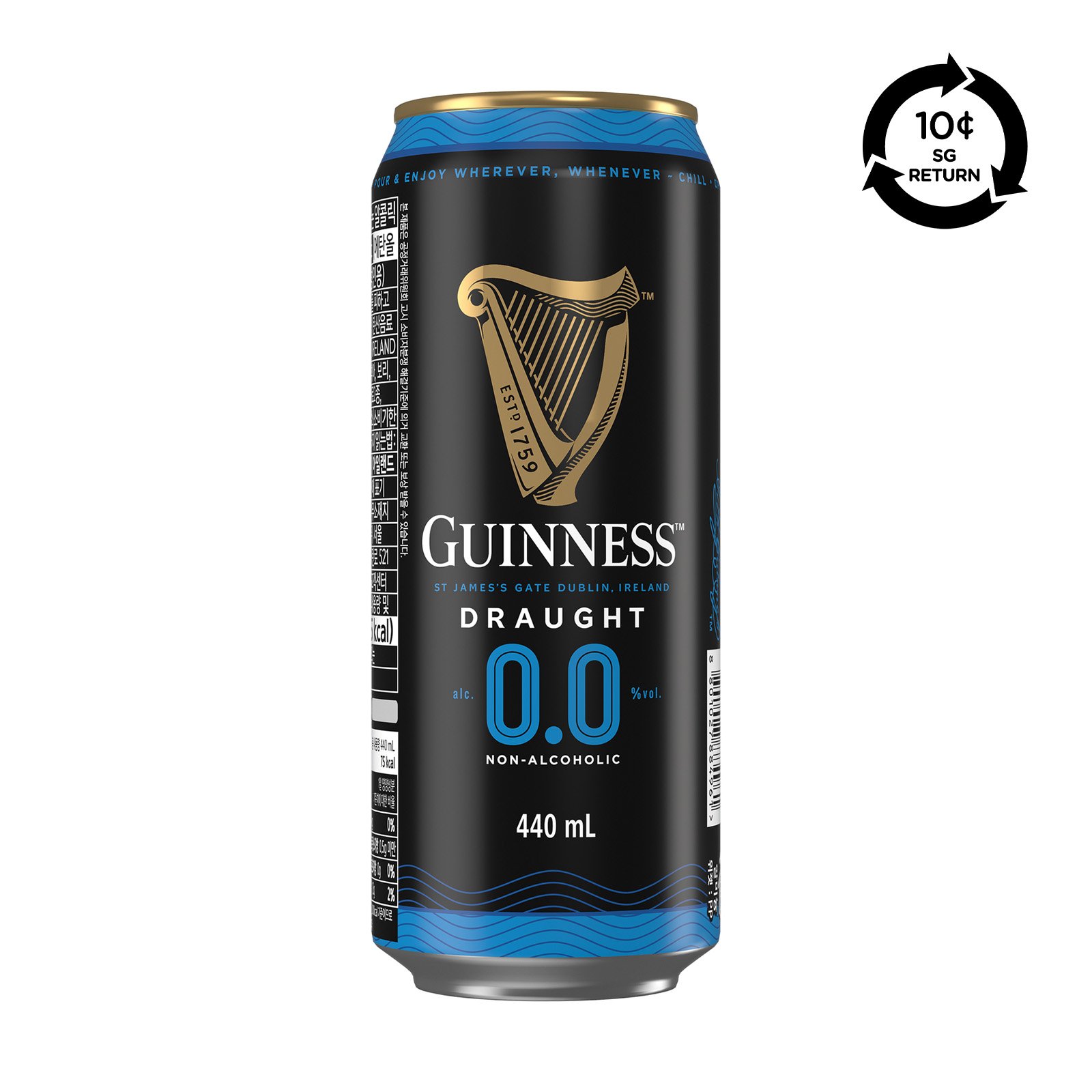 Guinness Draught 0.0 Can