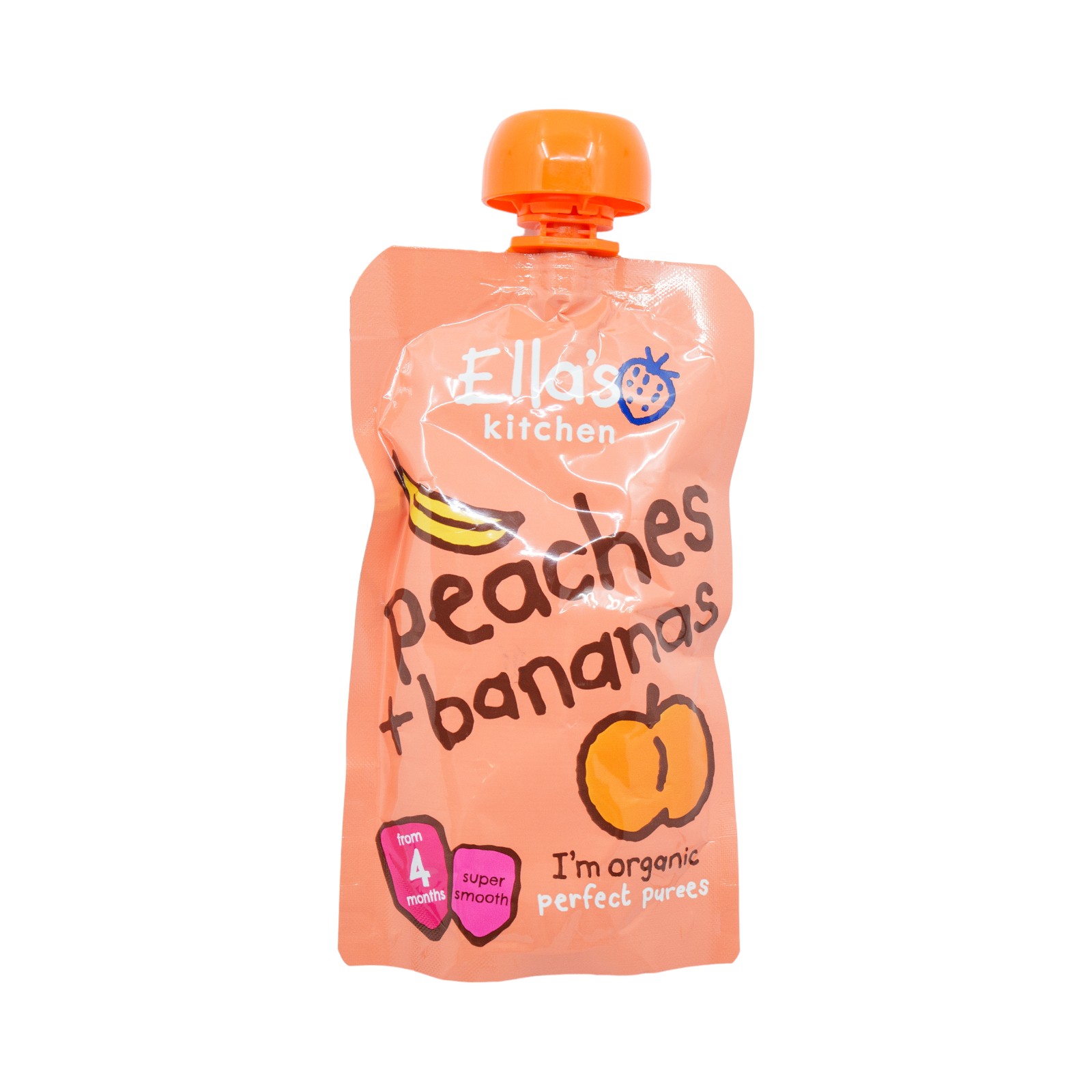 ELLA'S KITCHEN Organic 4 Months+ Peach & Banana Baby Puree