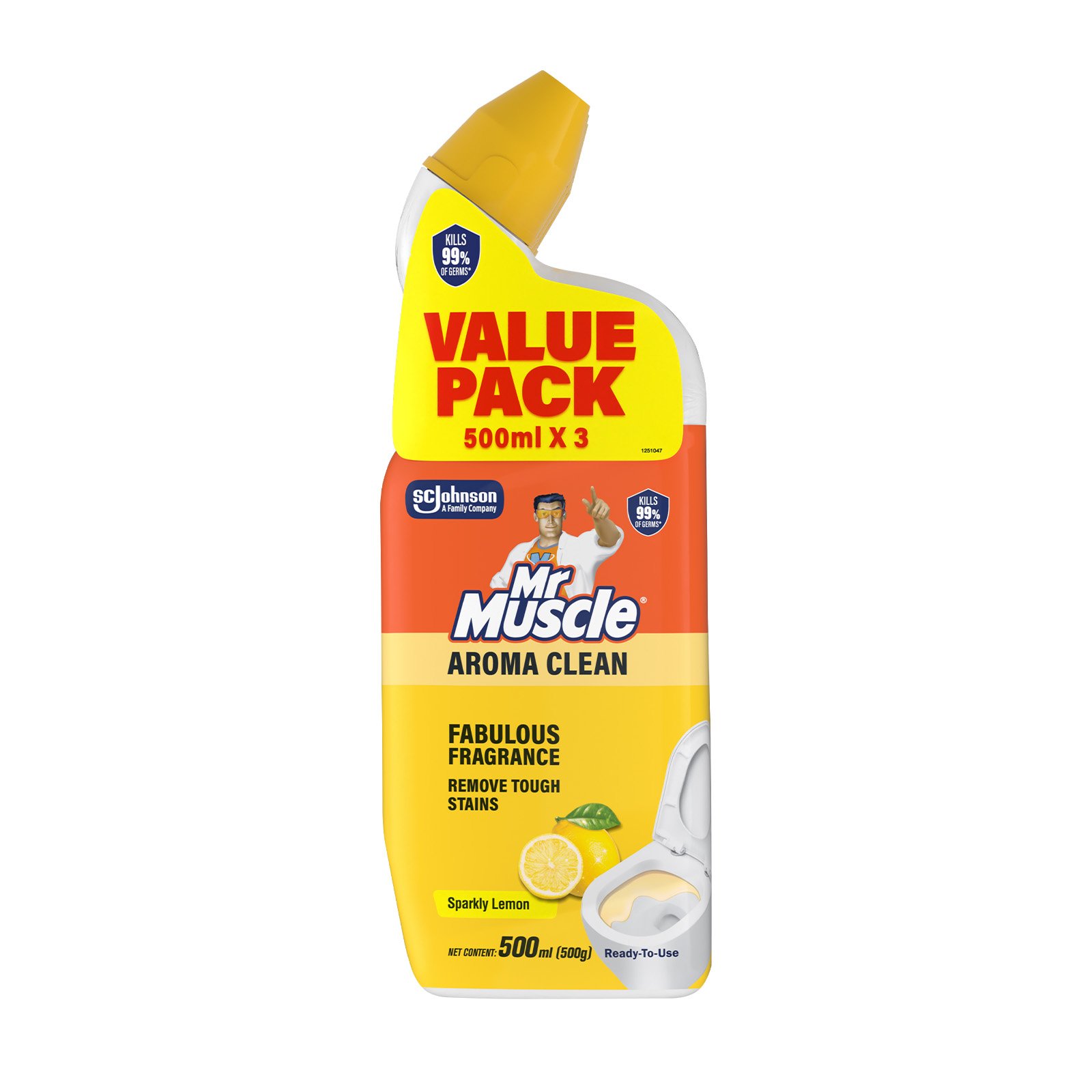 Mr Muscle Kiwi Kleen Citrus Toilet Cleaner