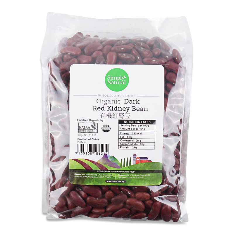 SIMPLY NATURAL Organic Dark Red Kidney Beans