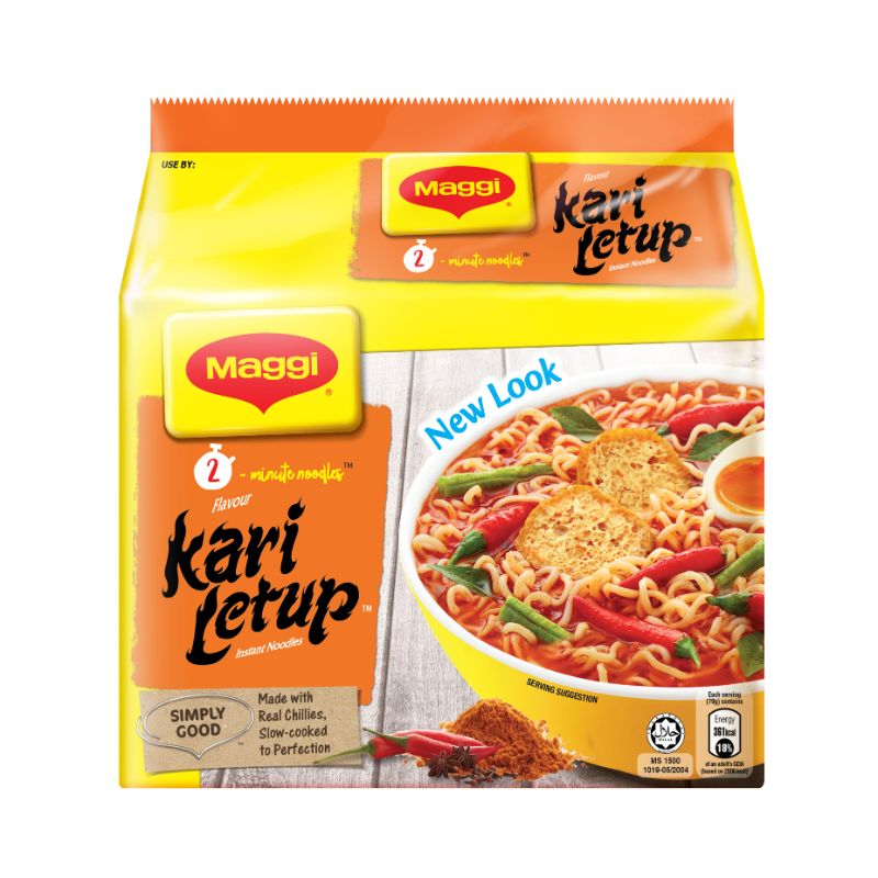 Maggi 2-Minute Curry Letup Instant Noodles
