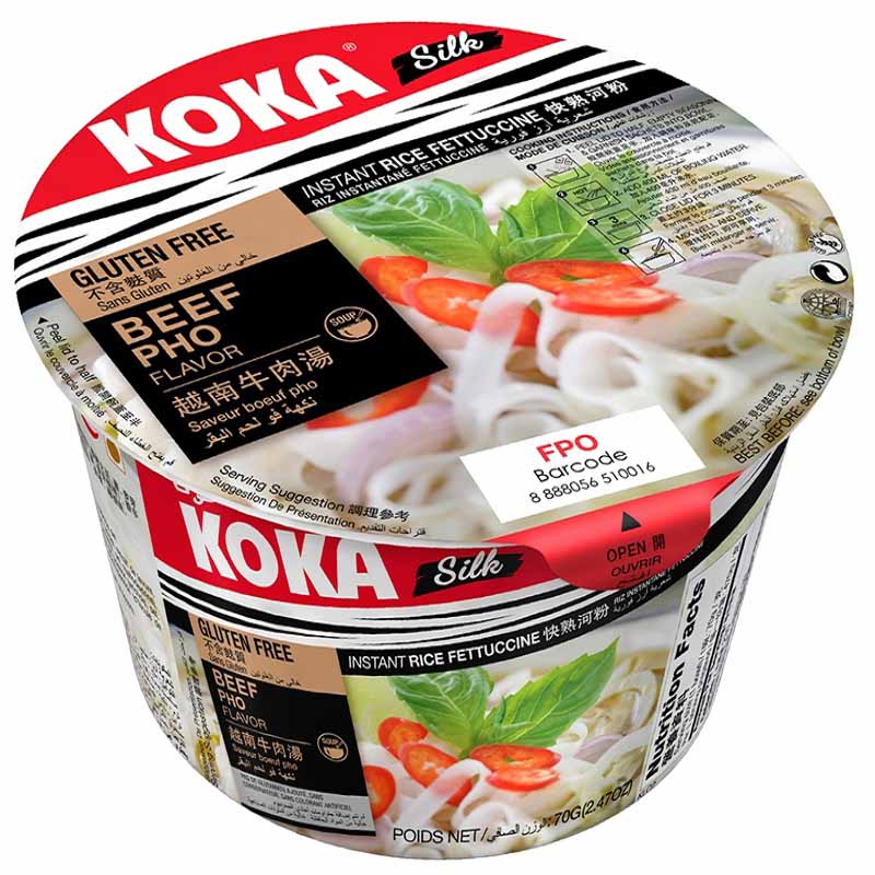 Koka Beef Pho Rice Noodles Bowl