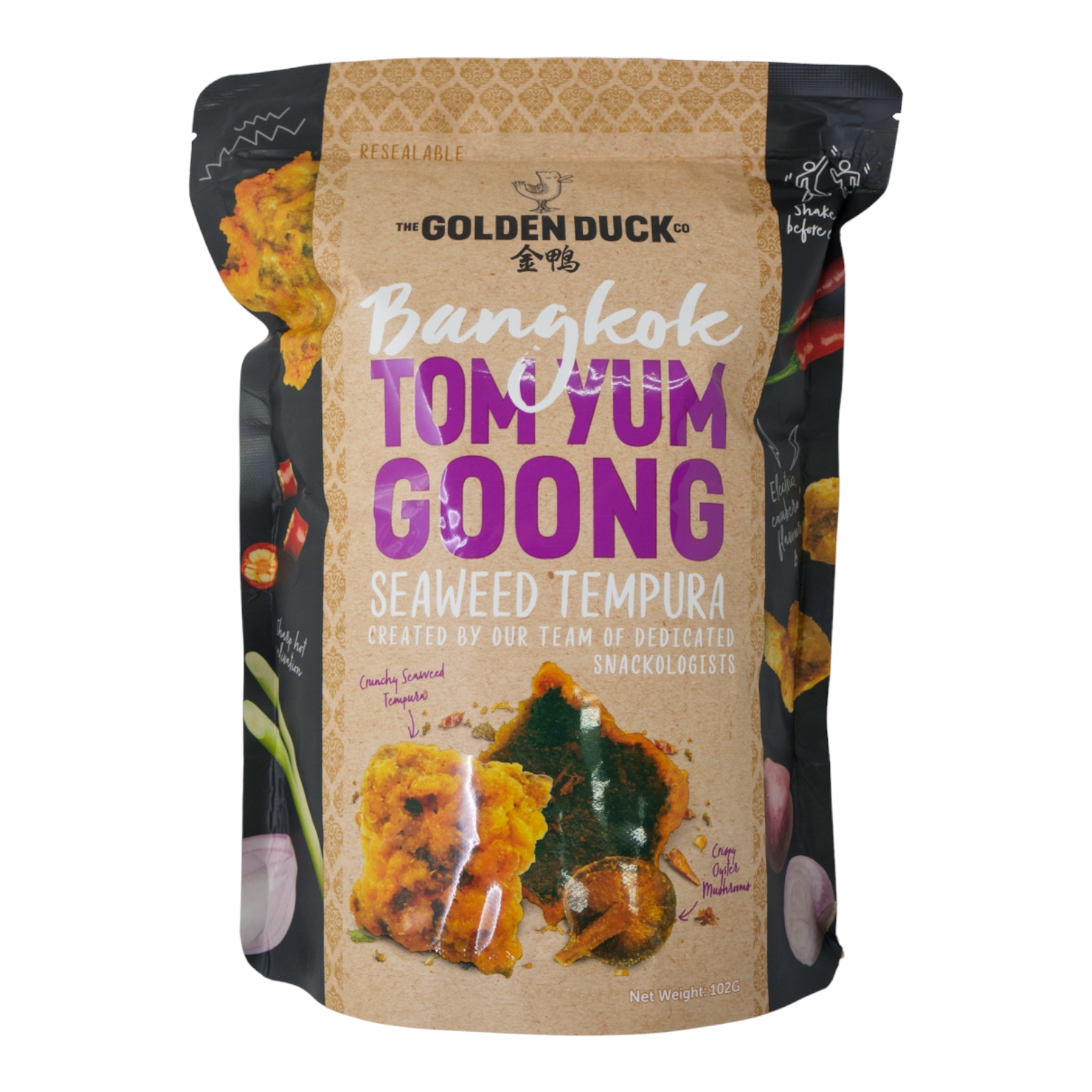 THE GOLDEN DUCK Tom Yum Tempura Seaweed Potato Chips