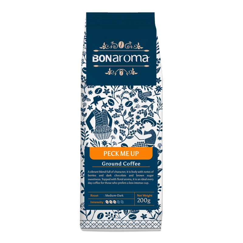 BONAROMA Ground Coffee Peck Me Up