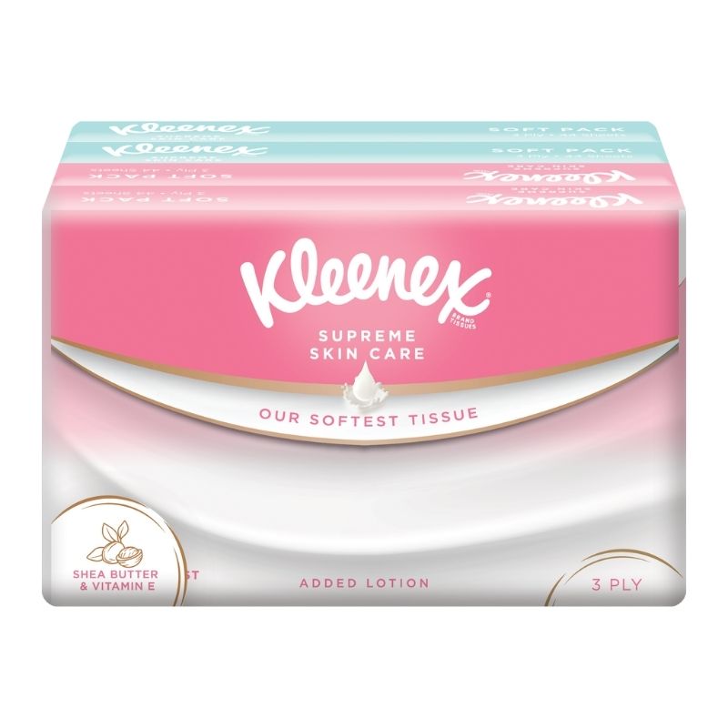 Kleenex Rome 3-Ply Facial Tissue Travel Pack