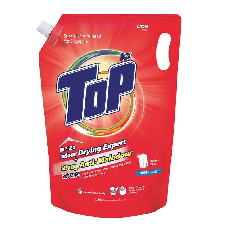 Top Super White Indoor Liquid Laundry Detergent