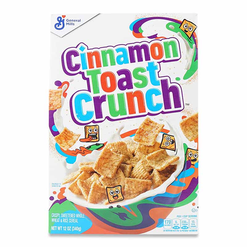 GENERAL MILLS Cinnamon Toast Crunch Cereal 12oz