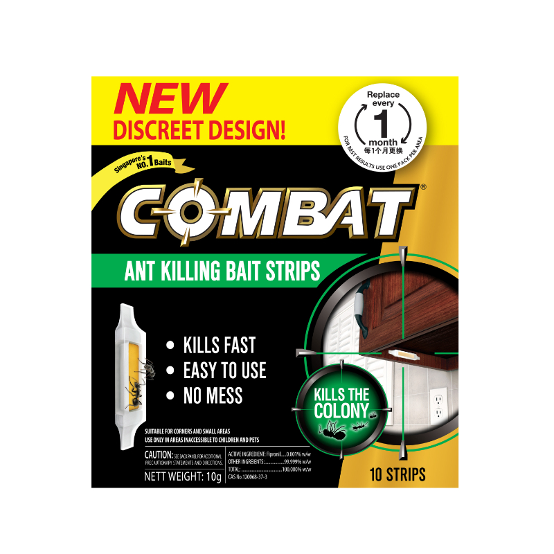 Combat Ant Killing Bait Strips 10s