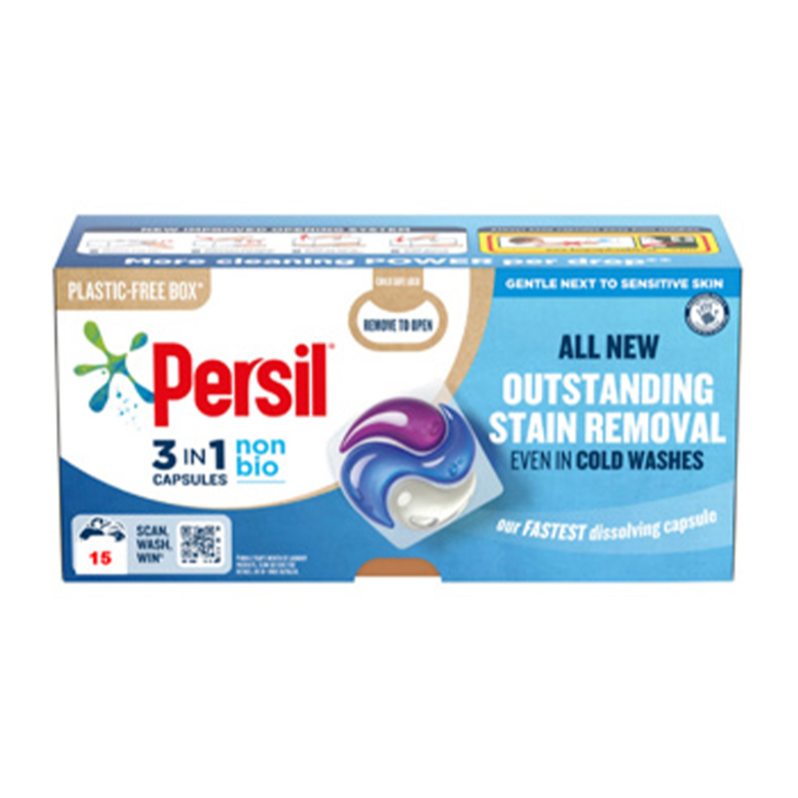 Persil 3-in-1 Non-Bio Laundry Capsules 15s