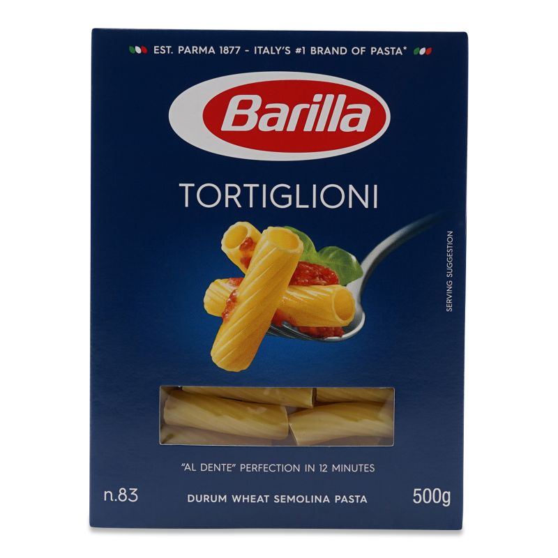 Barilla Tortiglioni Pasta