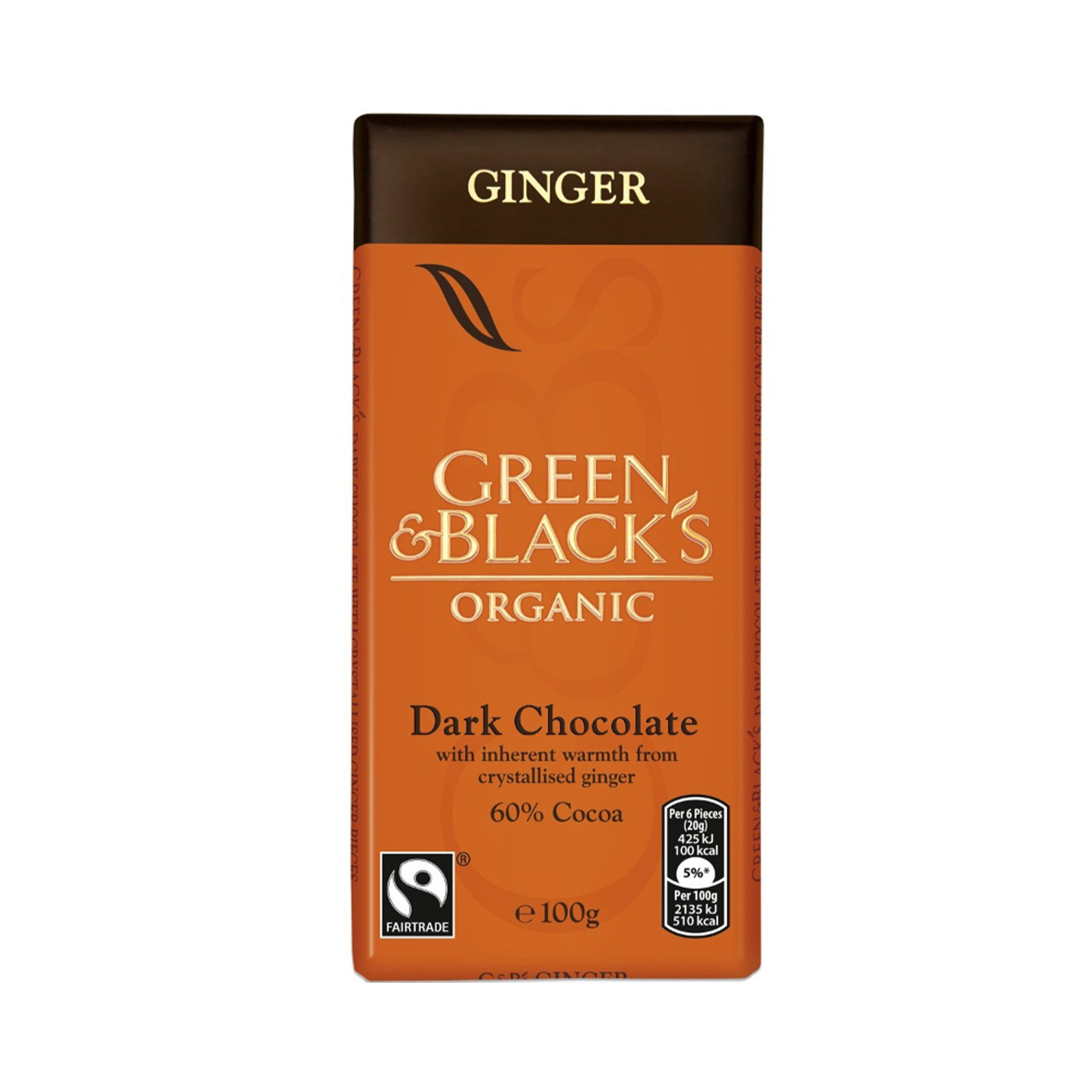 GREEN & BLACKS Green & Black's Organic Dark Ginger Chocolate