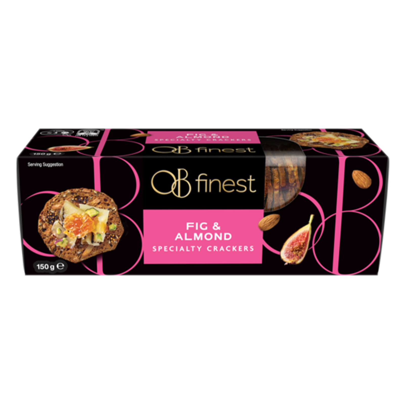 OB FINEST Fig & Almond Specialty Crackers