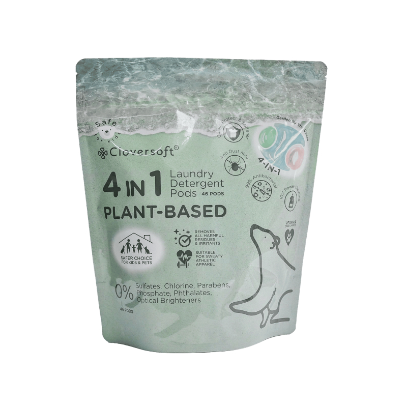 Cloversoft Plant-Based Garden By The Ocean 4-in-1 Anti-Dust Mite Laundry Capsules 46s