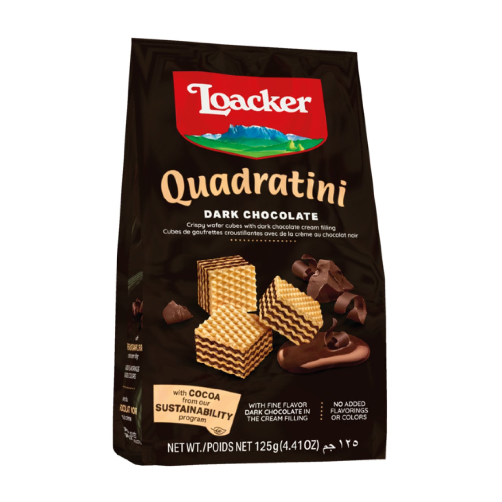 Loacker Quadratini Mini Dark Chocoklate