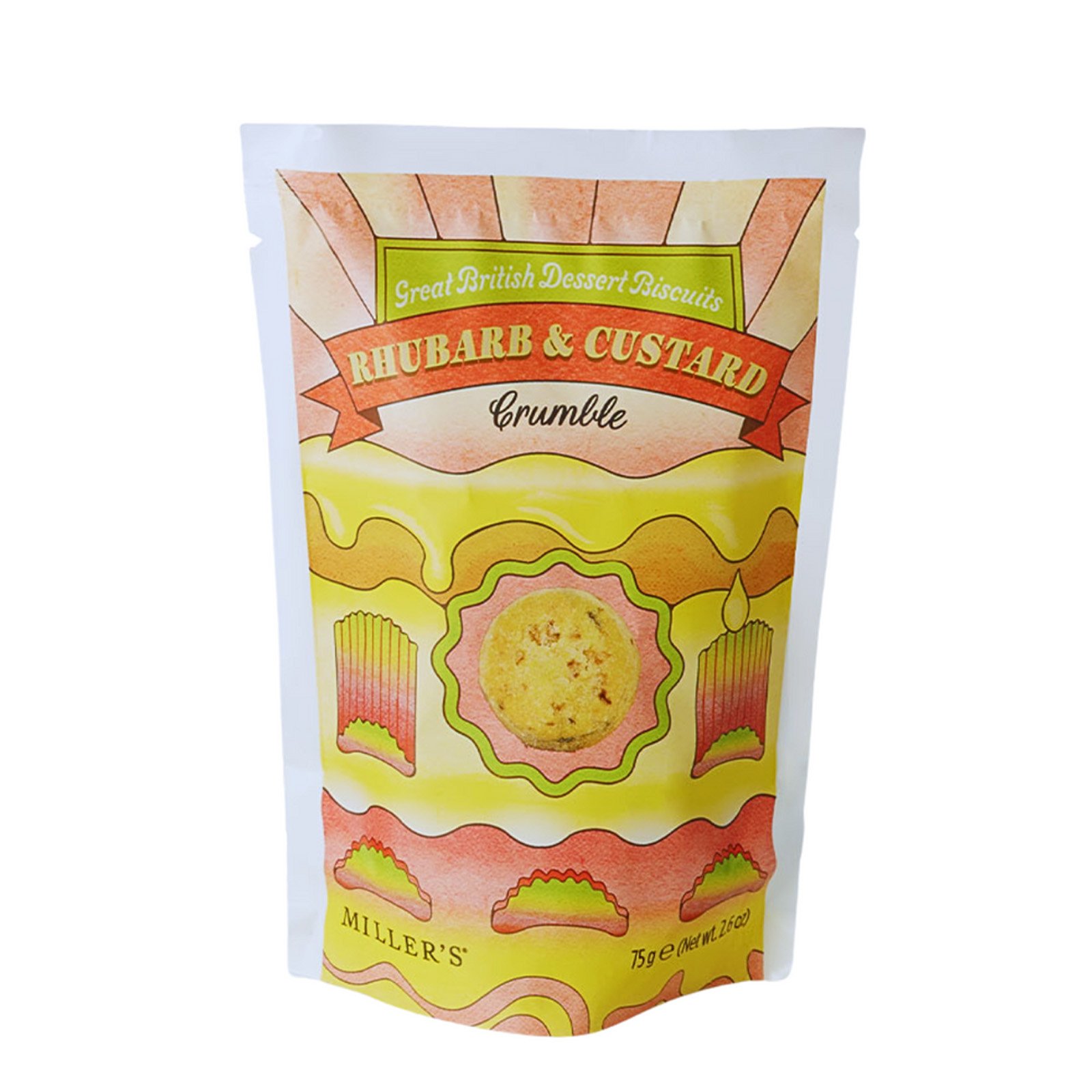 MILLER'S Desserts Rhubarb & Custard Crumble
