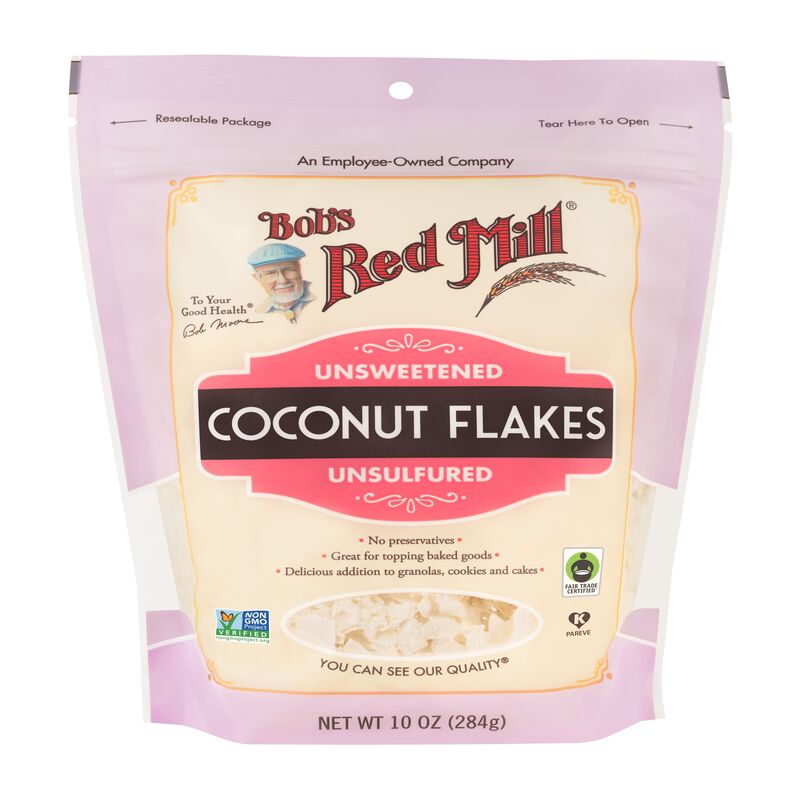 BOB'S RED MILL Unsweetened Coconut Flakes 10oz