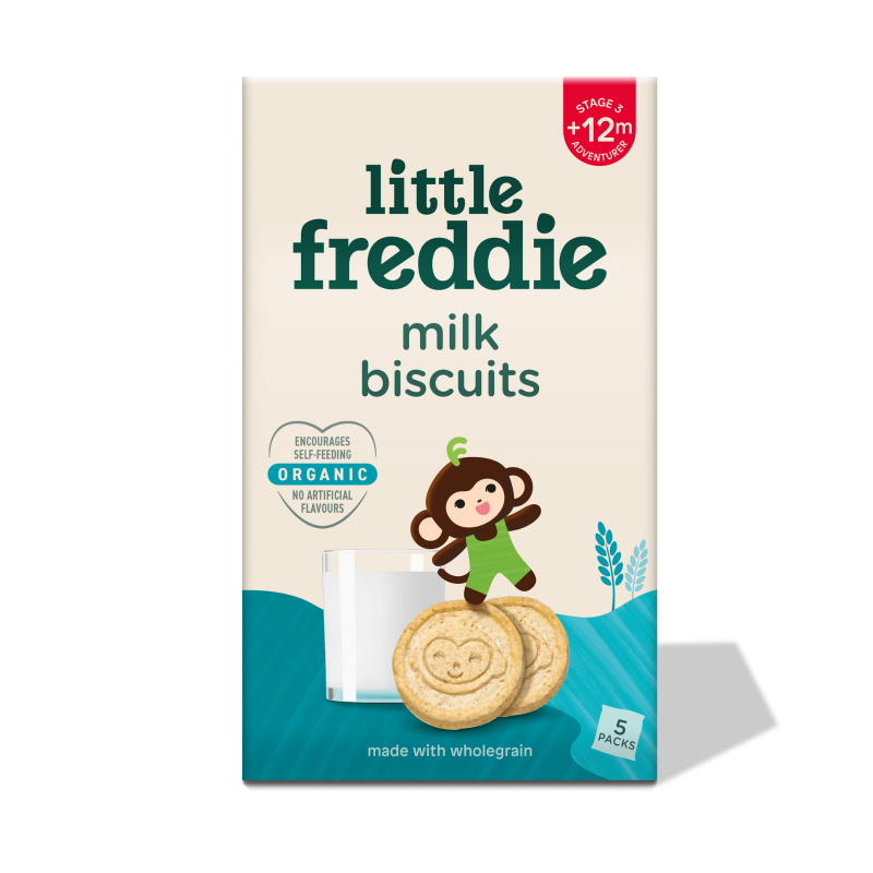 LITTLE FREDDIE Organic Milk Baby Biscuits