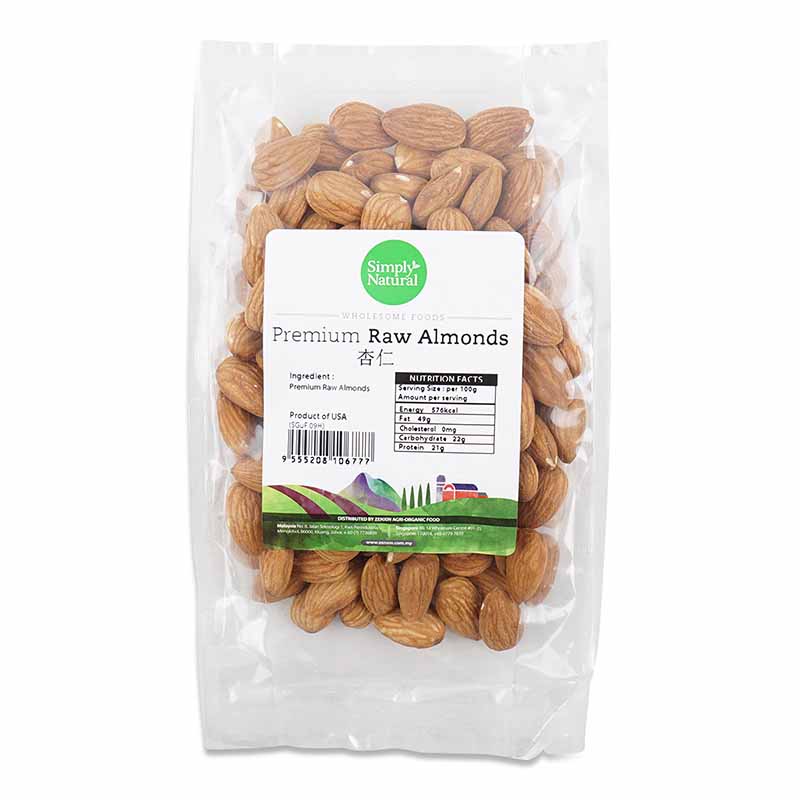 SIMPLY NATURAL Raw Almonds