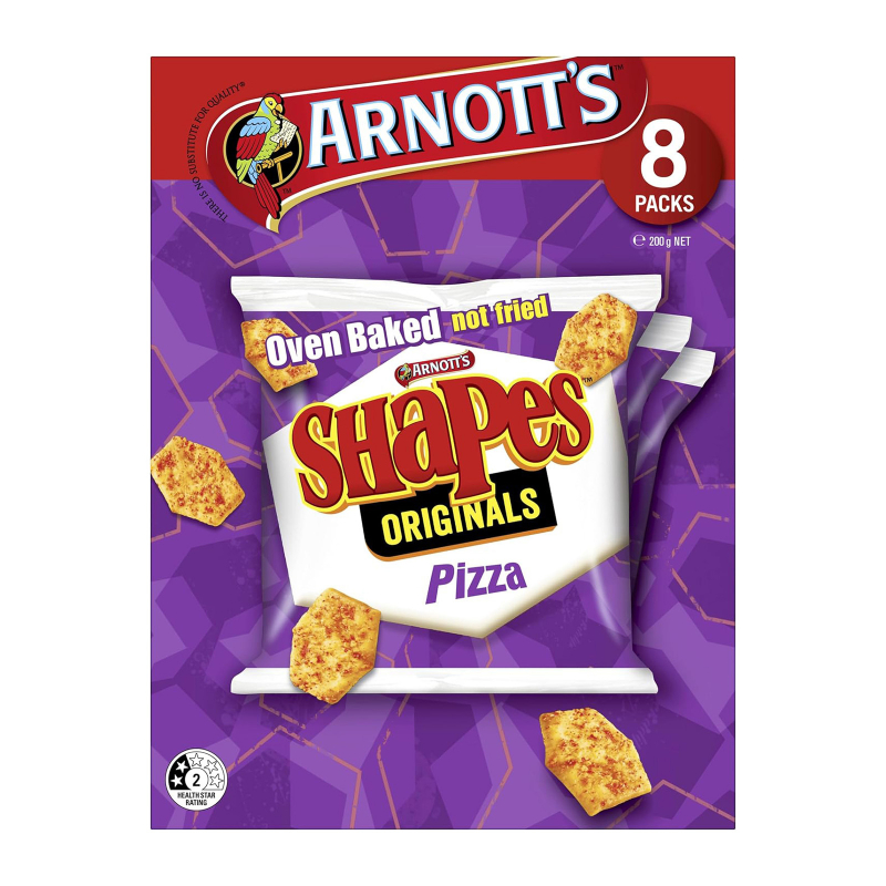 Arnott's Shapes Pizza Savory Biscuits Share Pack