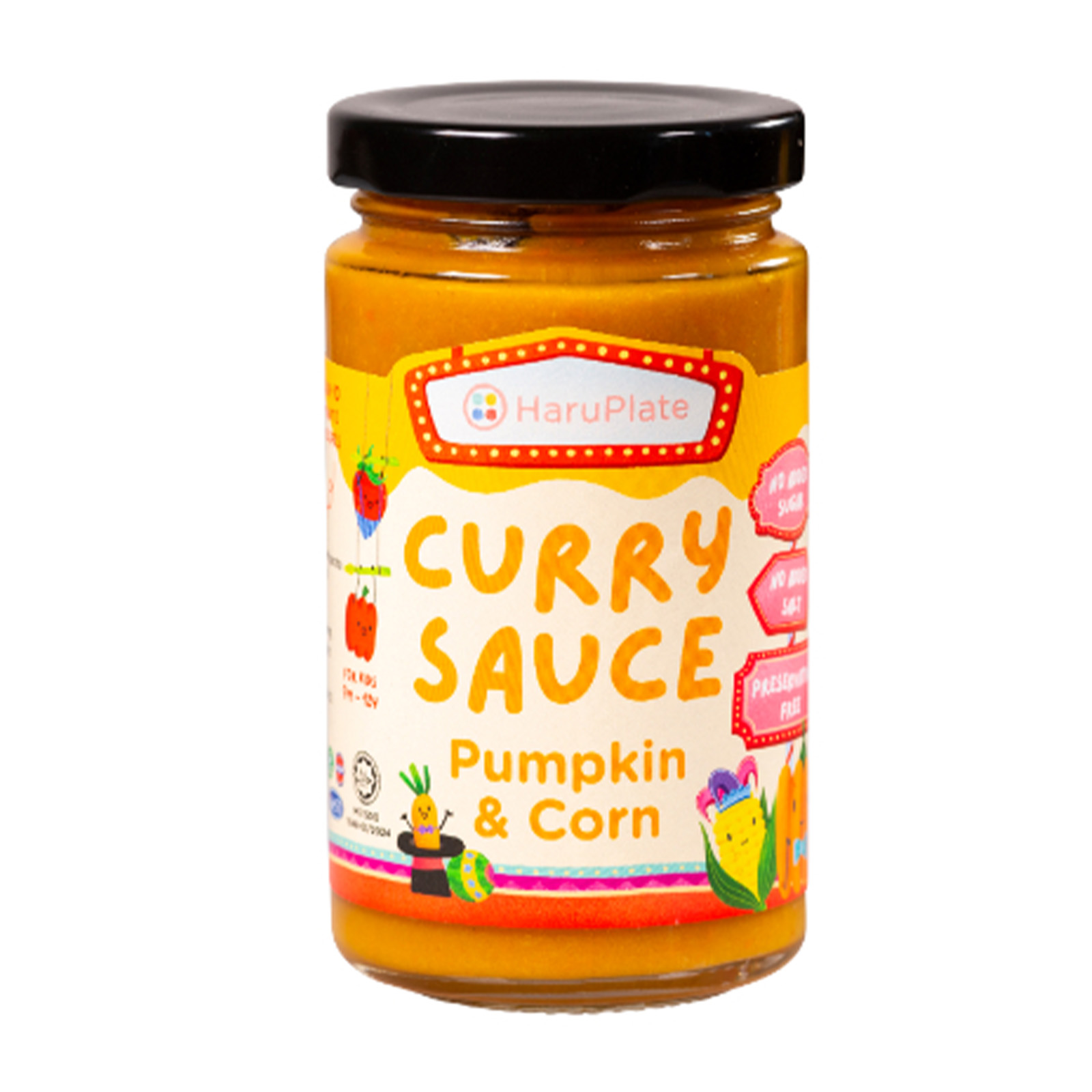 Haruplate Pumpkin & Corn Baby Curry Sauce 200g