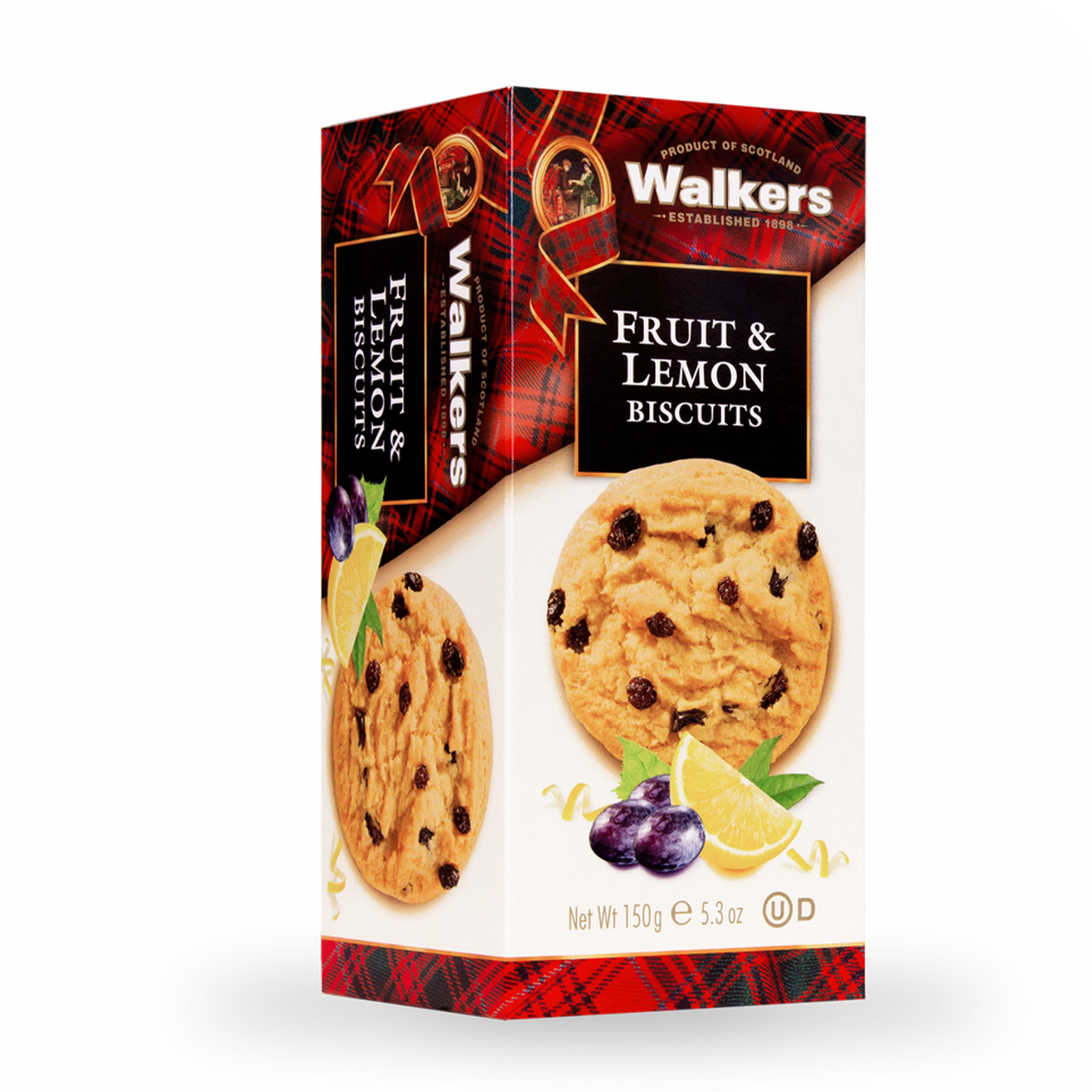 WALKERS Fruit & Lemon Cookies