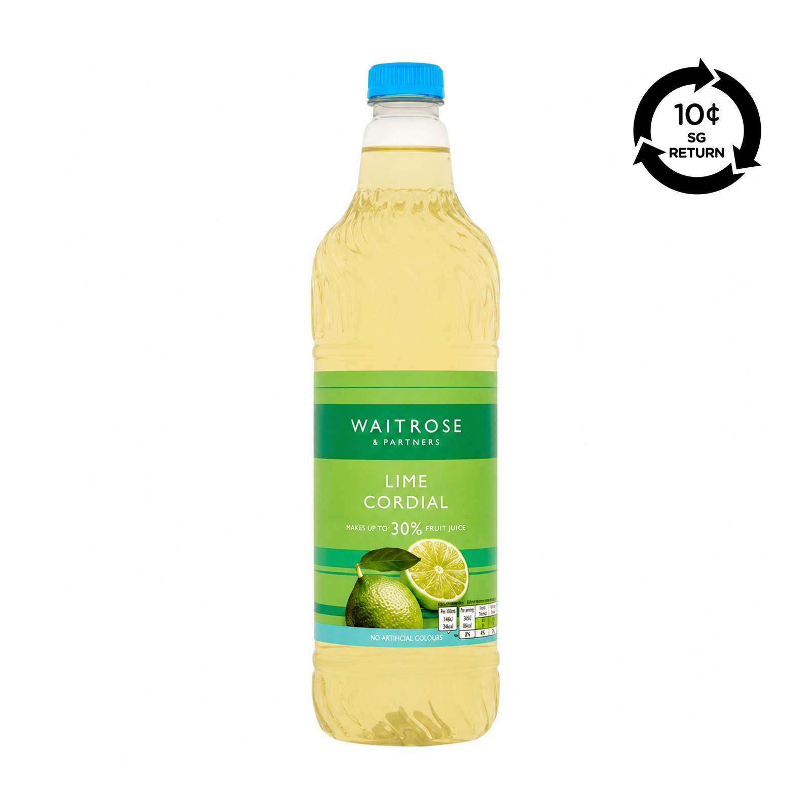 WAITROSE Lime Juice Cordial