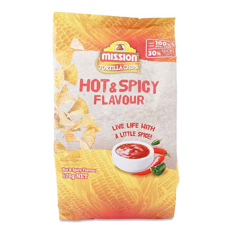 Mission Hot & Spicy Tortilla Chips