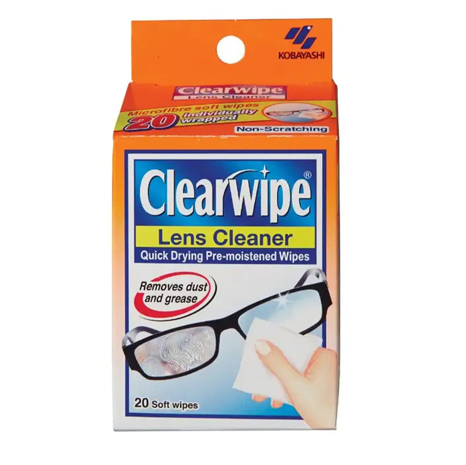 Kobayashi Clearwipes Lens Cleaner 20s