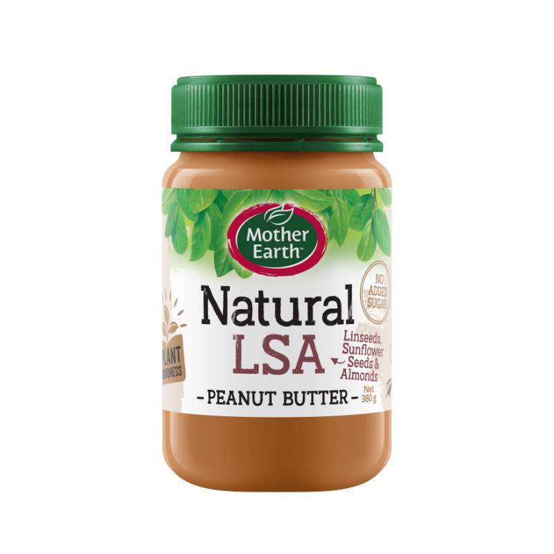 MOTHER EARTH Natural Lsa Peanut Butter
