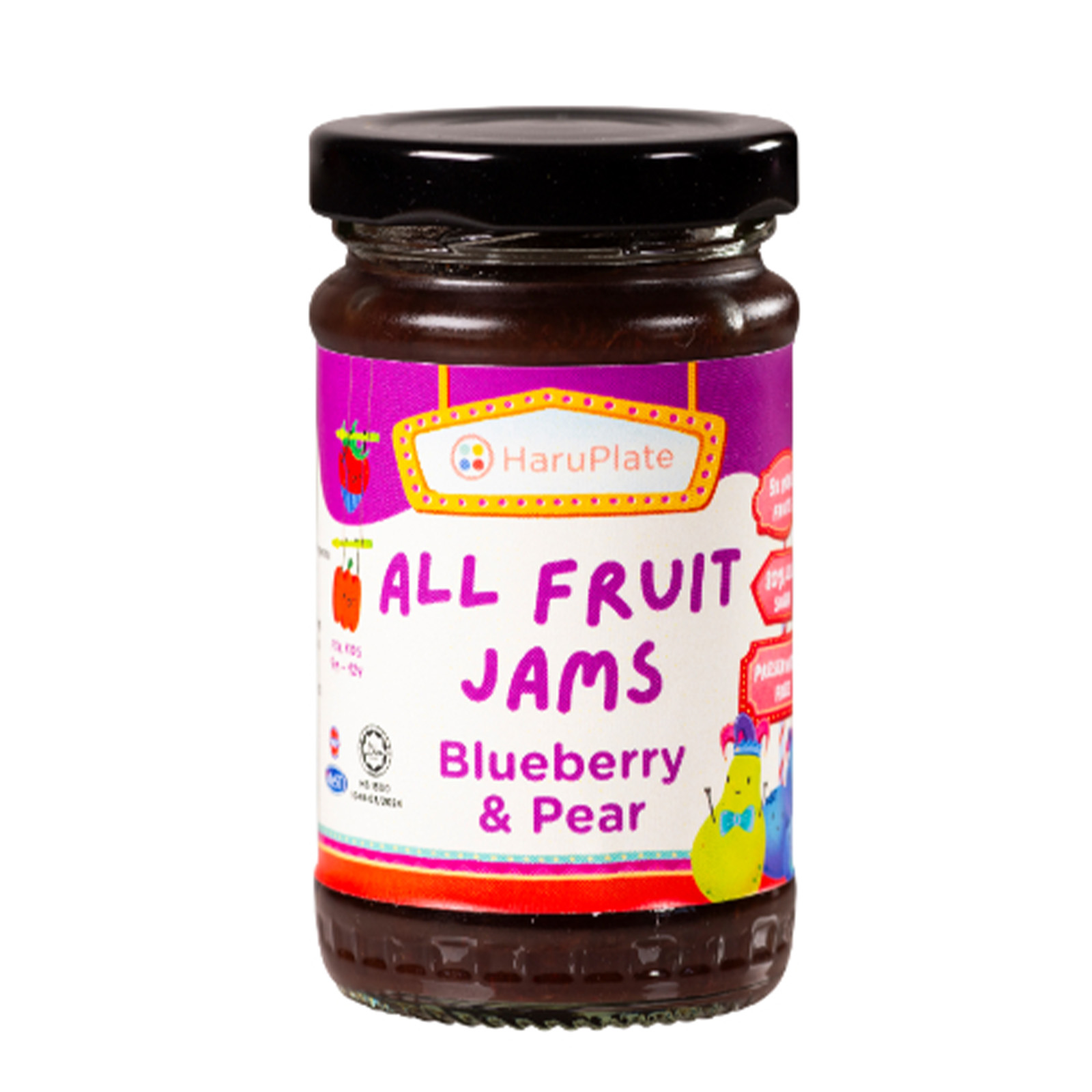 Haruplate Blueberry & Pear Baby Jam 100g