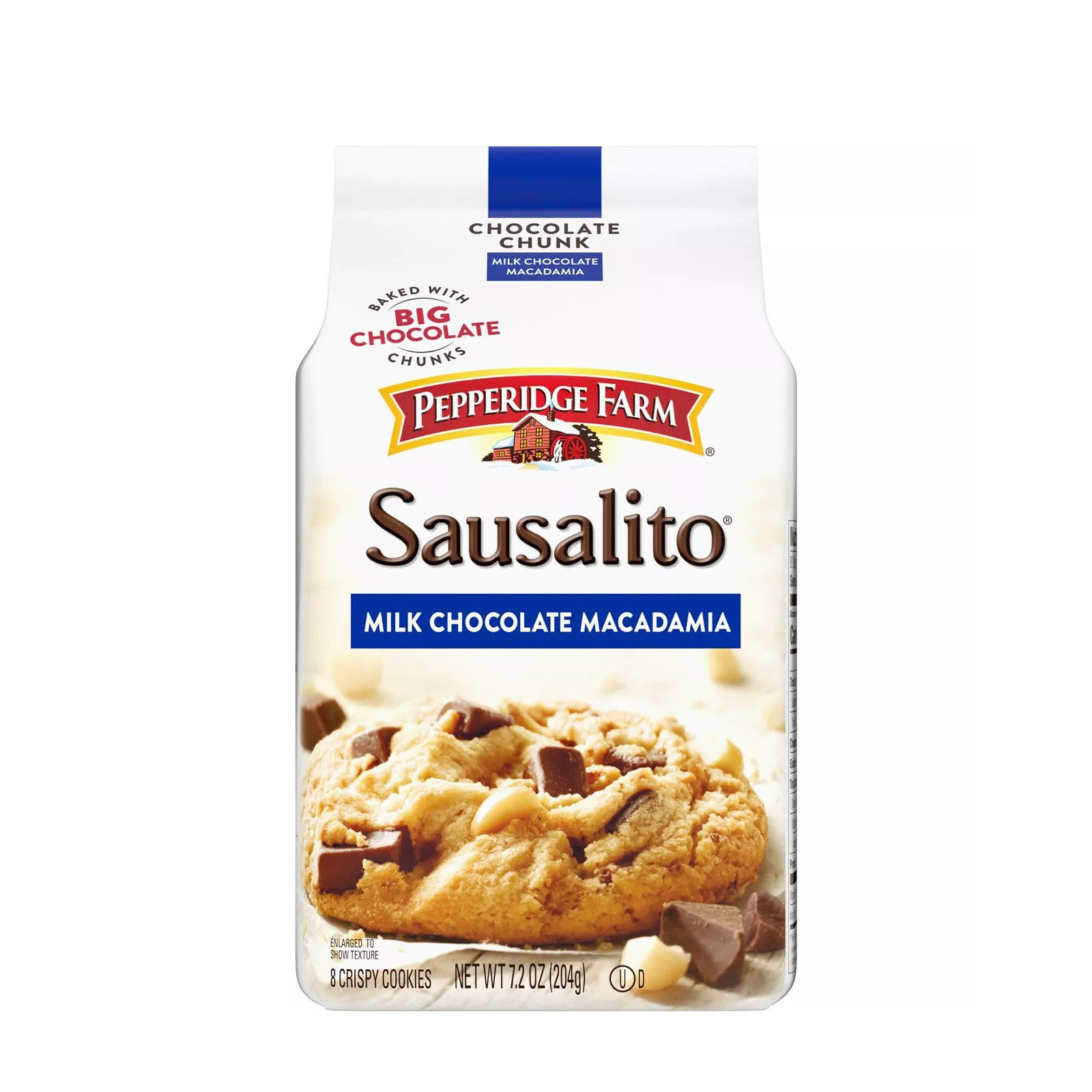 Pepperidge Farm Sausalito Chunk Cookies 7.2oz (204g)