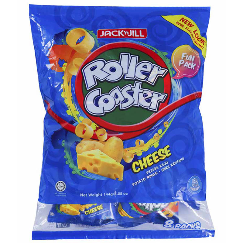 Jack 'n' Jill Roller Coaster Cheese Fun Pack Potato Rings