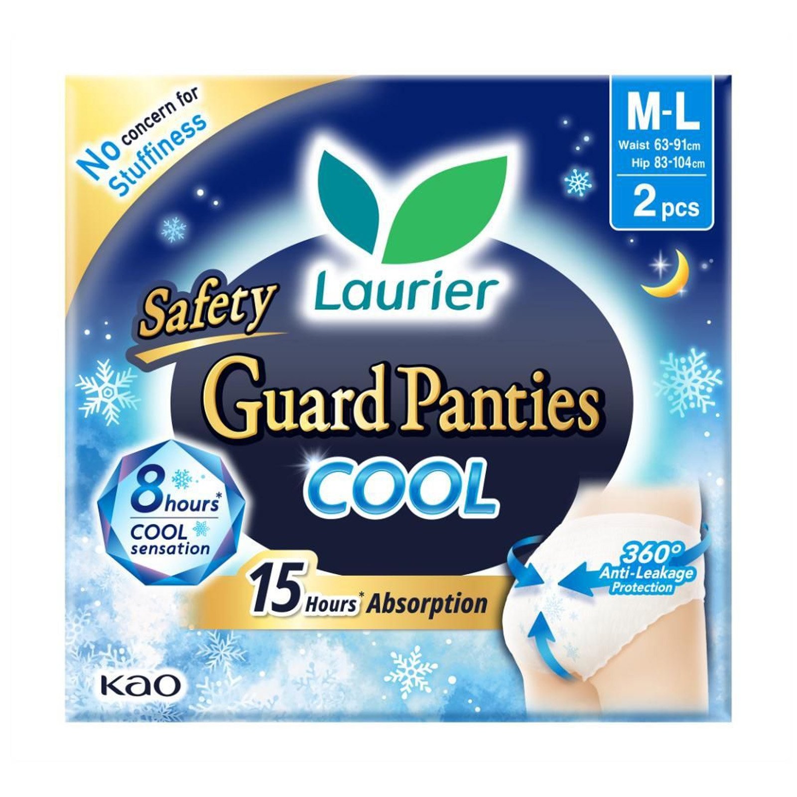Laurier Safety Guard Panties Cool M-L 2each