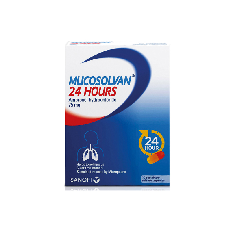 Mucosolvan 24-Hours Cough Relief Capsules 10s