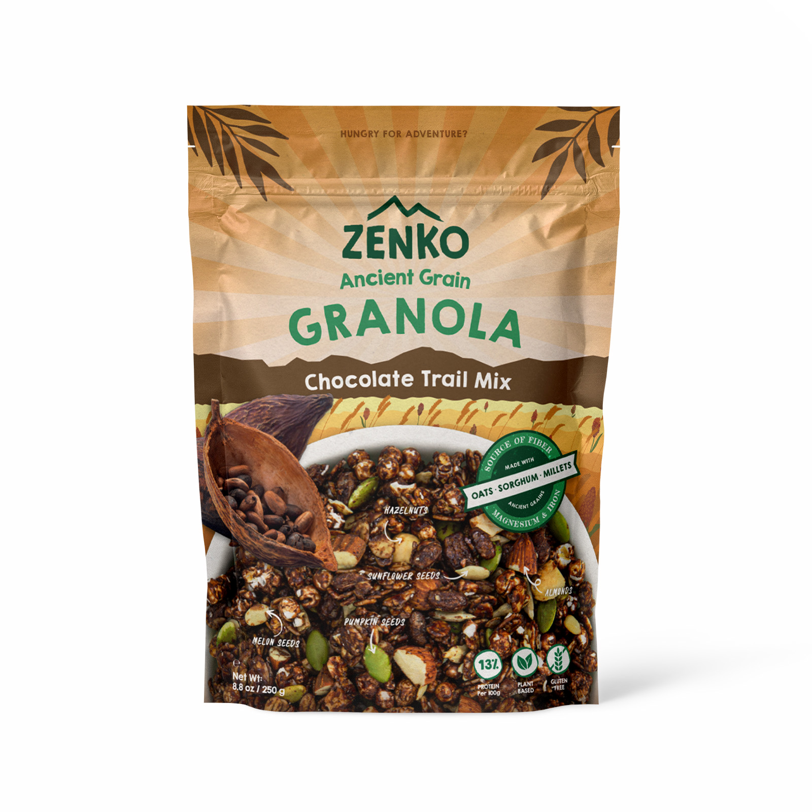 ZENKO Chocolate Trail Mix Granola
