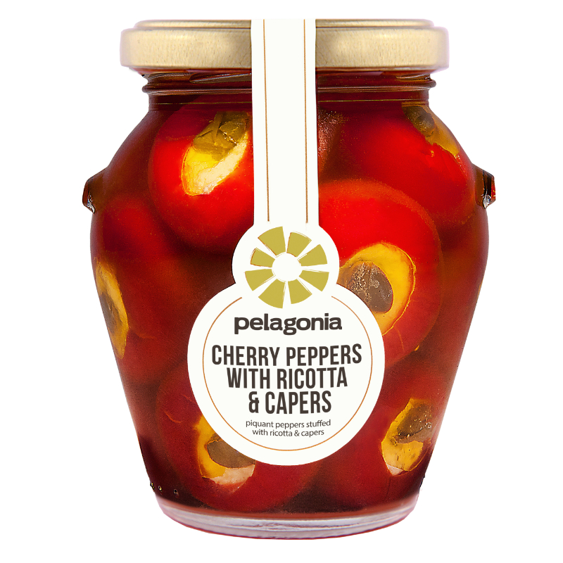 PELAGONIA Cherry Pepper Ricotta & Capers